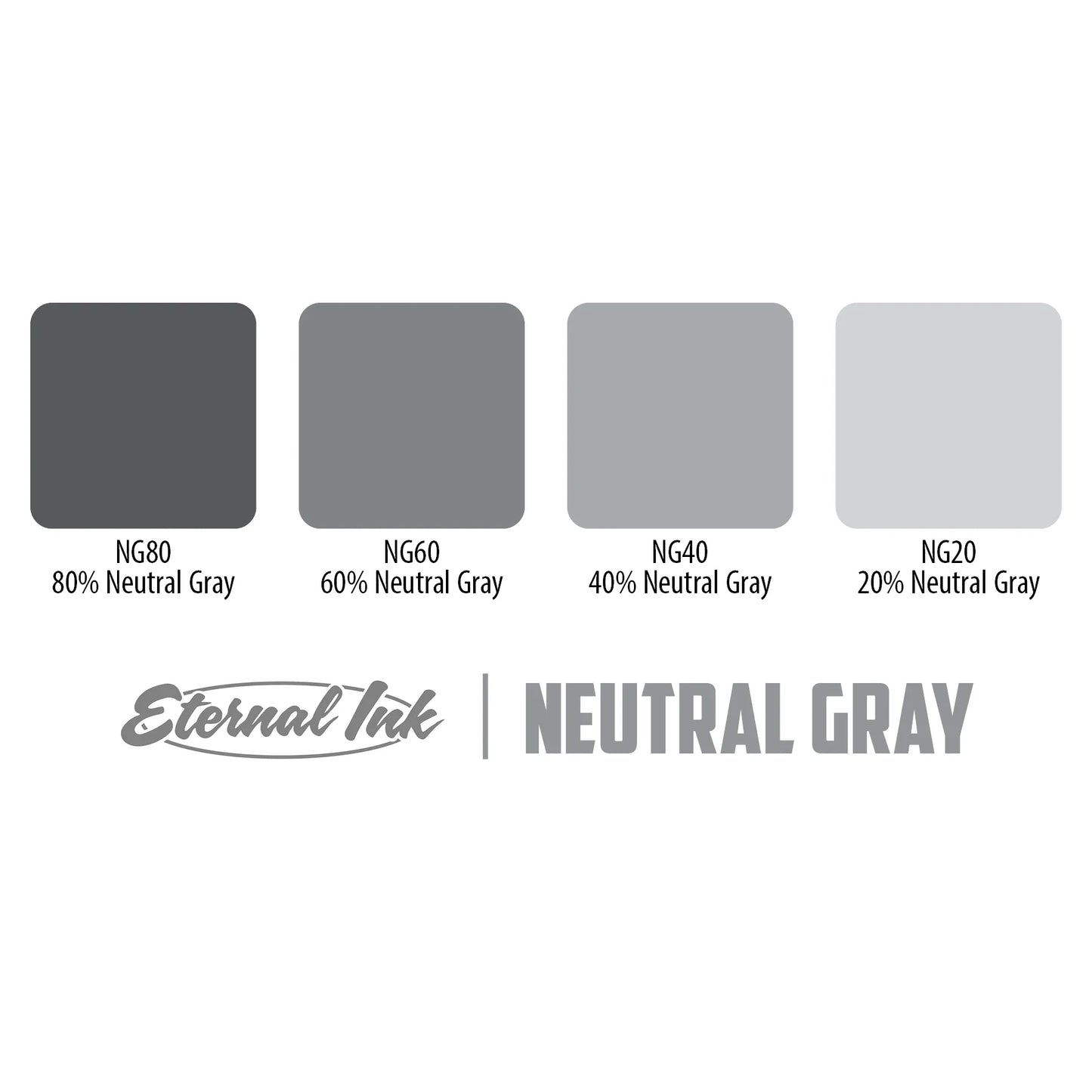 Eternal Ink Neutral Gray Set - 1/2oz