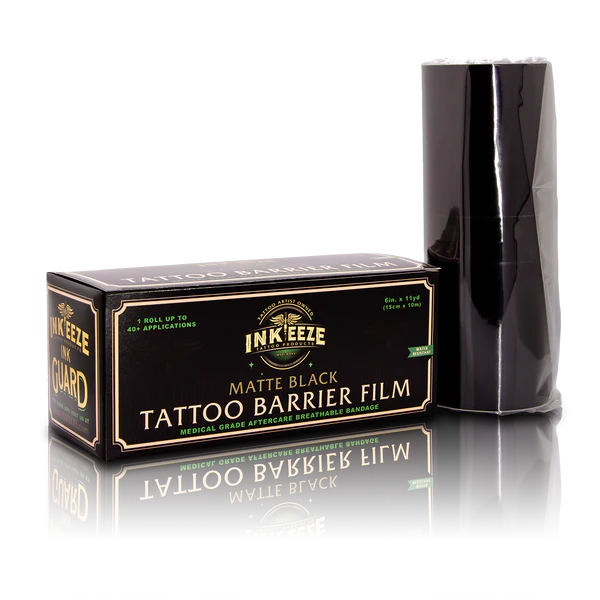 INK EEZE TATTOO BARRIER FILM MATTE BLACK - 40+applications