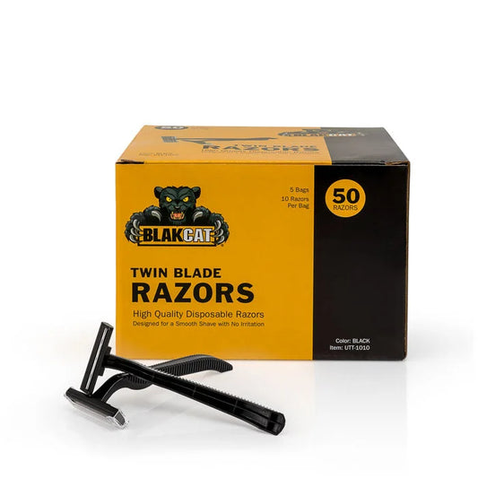 BlakCat Disposable Twin-Blade Razors