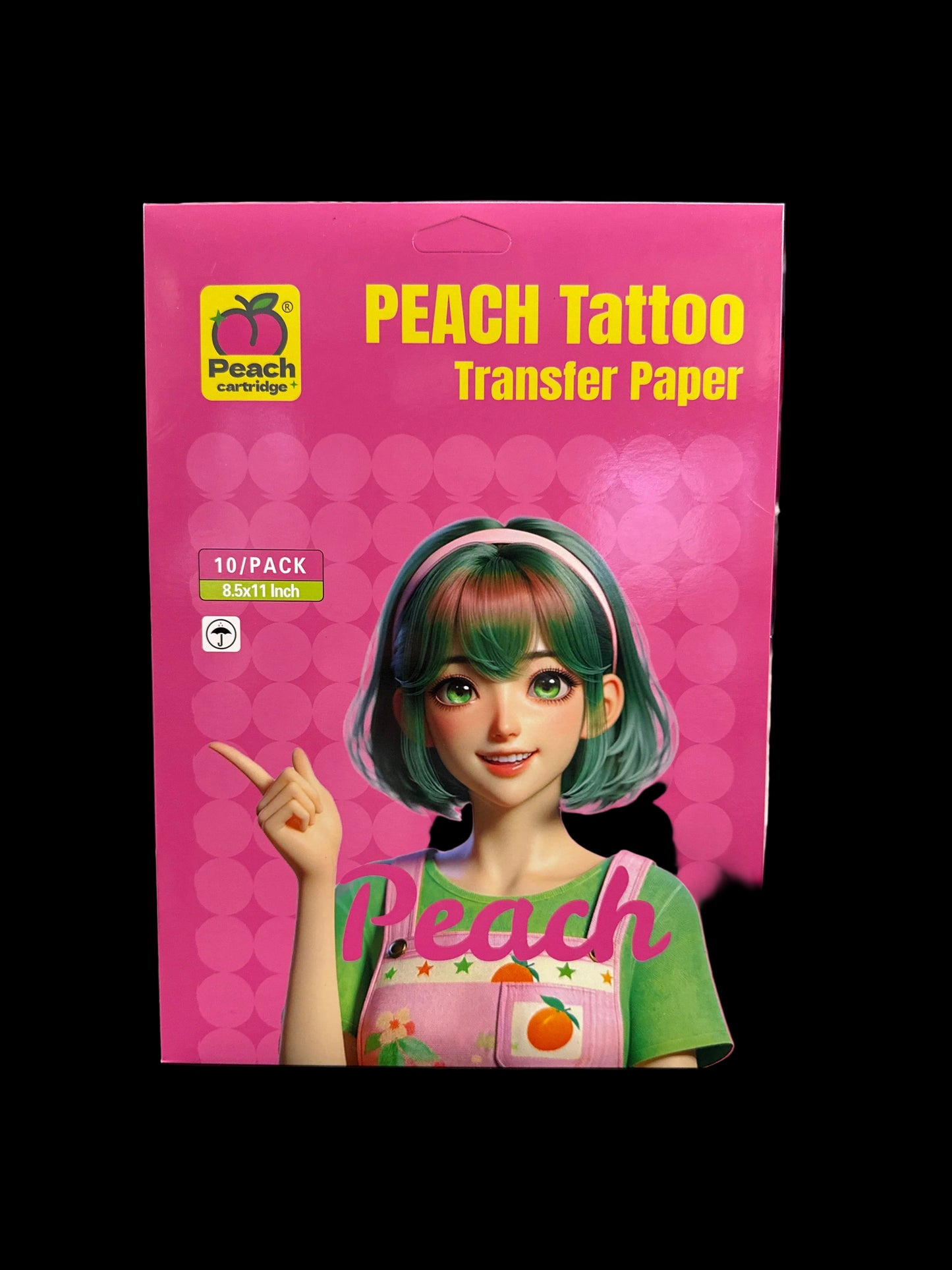 Peach tattoo transfer paper - 10pcs