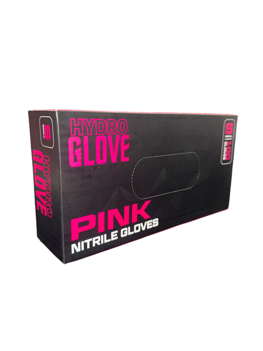 Hydro Glove - Pink Nitrile Gloves 100pcs