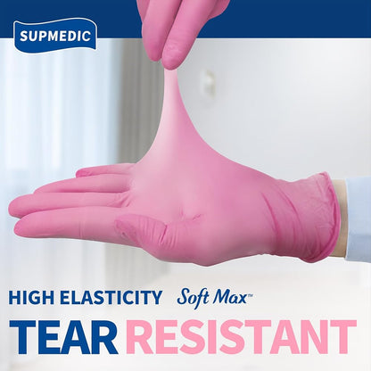 SUPMEDIC - Pink Nitrile Gloves