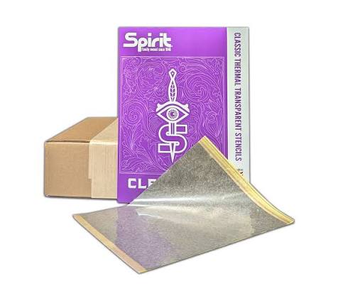 Spirit CLEAR CUT - Thermal Transparent Stencil - 25 units