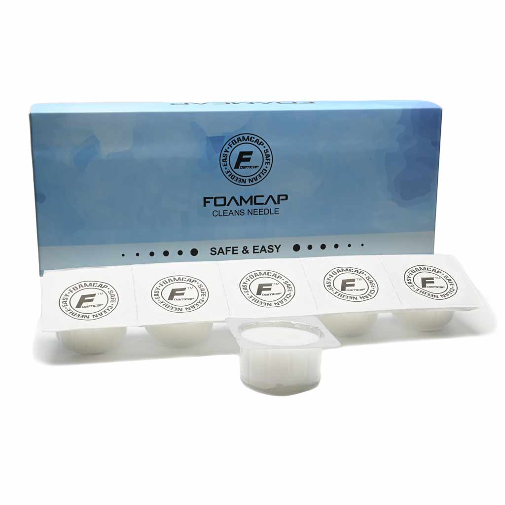 Dip FoamCap Needle Clean Cups