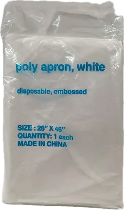 Disposable Poly Apron