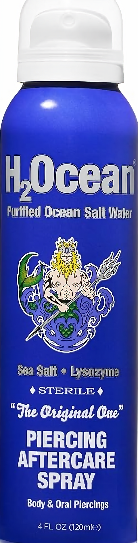 H2Ocean Purified Ocean Salt Water Piercing Aftercare - 4oz