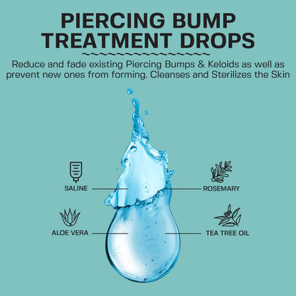 Saline Drops Piercing Bump Treatment - 0.5oz